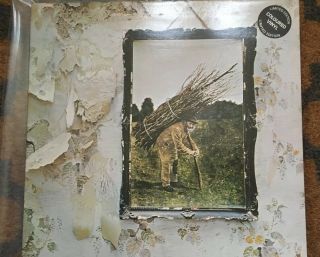 Led Zeppelin Iv 4 Rare Lilac Pink Vinyl Uk Pressing Lp 1978