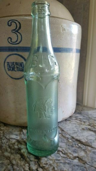 Big Chief Soda Bottle - Natchez Mississippi Coca - Cola Bottling Co.