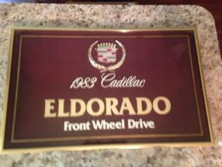 1983 Cadillac Eldorado Showroom Sign,  Display Corp.  Int 