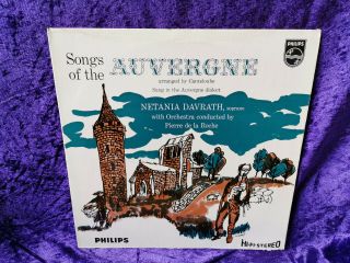Canteloube / Netania Davrath / De La Roche ‎– Songs Of The Auvergne Uk Vinyl Lp