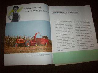 1950 ' s Holland Forage Harvester & 120 Tractor Mower Advertising Brochures 2