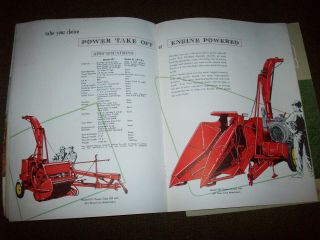 1950 ' s Holland Forage Harvester & 120 Tractor Mower Advertising Brochures 3