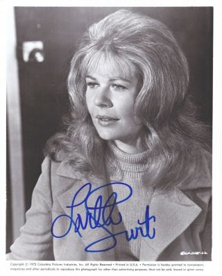Signed B&w Photo Of Loretta Swit Of " Stand Up And Be Counted "