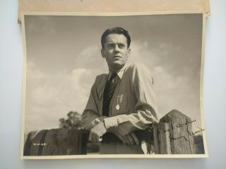 1936 Henry Fonda Autographed Photo By E.  H.  Eugene Pizey