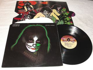 Kiss " Peter Criss " 1978 Rock Lp,  Vg,  Vinyl,  W/ Poster,  Orig Casablanca Pressing