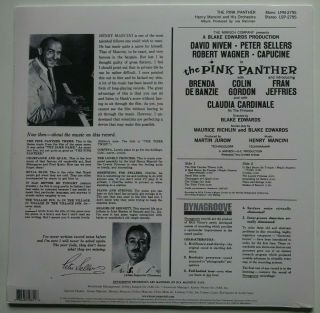 THE PINK PANTHER 50th Anniversary Film Score Henry Mancini - Pink Vinyl RSD LP 2