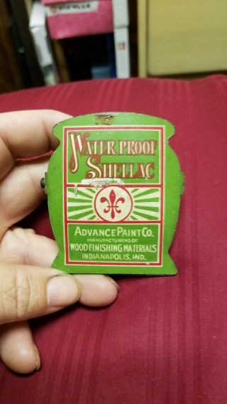 Vintage Advanced Paint Co Indianapolis Indiana Advertising Clip