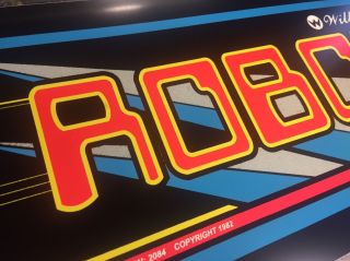 Robotron Arcade Marquee 24.  25 