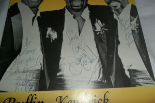 The Temptations Signed Uk Tour Programme 1991 Ruffin Kendrick Edwards Motown