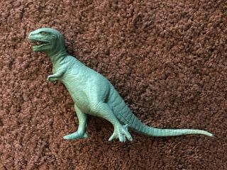 Marx Slender Tyrannosaurus Dinosaur 1950s/60s Green Vintage Prehistoric Playset