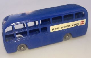 Lesney Matchbox No.  58 - 1958 BEA Coach British European Airways Bus 3