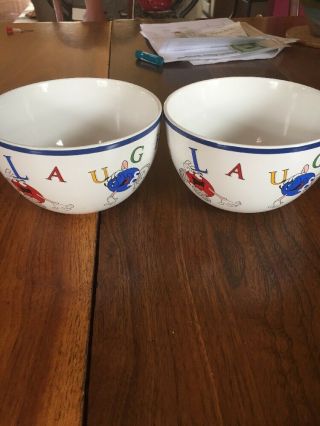 2 M And M Laughing It Up Bowls