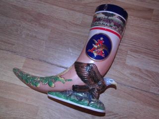 Anheuser Busch Tradition Ceramic Horn.  Home And Garden,  Man Cave.