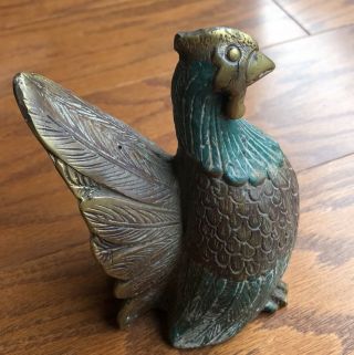 Swann Duck Turkey Geese Bird Statue Figure Vintage Patina 100 Grade A Bronze