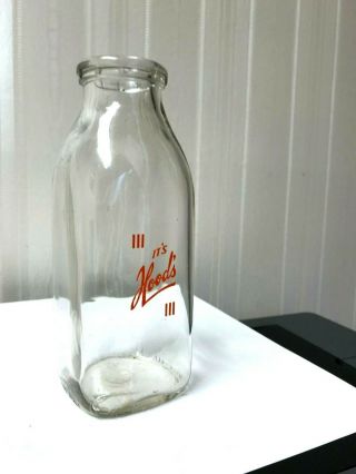 Vintage Pint Milk Bottle - It 