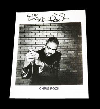 Comedian Chris Rock Hand Signed Autographed 8x10 Photo With Very Rare