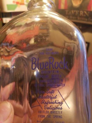 Vintage Bob Hoffman York Barbell Co PA Half Gallon Spring Water Glass Bottle 4
