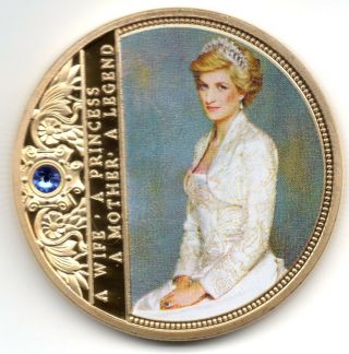 Diana Gold Coin Princess Gem Autograph Harry Meghan Royal Wedding Windsors Royal