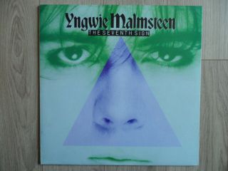 Yngwie Malmsteen - The Seventh Sign Korea Lp 1994/insert