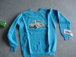 Vintage 1980s Dairy Queen Signed Le Art Sweatshirt Volkswagen 6/36 Size L Nwt