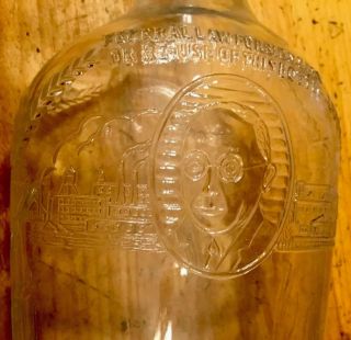 Vtg 1930s Harry E.  Wilken William Wilken Embossed Whiskey Bottle Top