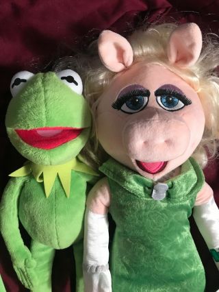 Kermit The Frog Ty And Miss Piggy Muppets Most Wanted 16” Plush