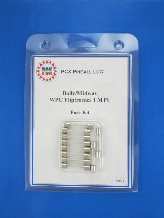 1992 Bally/midway The Addams Family Fuse Kit - Wpc Fliptronics 1 (10 Fuses)