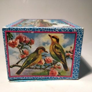 Vintage Chinese Ying Mee Woo Long tea box with tea inside 3