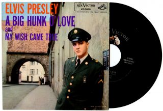 Elvis Presley Usa 45 Rca 47 - 7600 A Big Hunk O 