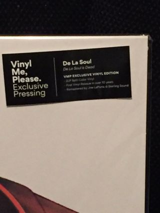 De La Soul Is Dead Vinyl Me Please VMP VERY RARE 3