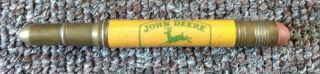 1950s John Deere Dealer Bullet Pencil.  Hillsboro,  Kansas