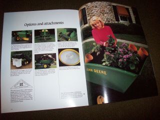 1987 John Deere Riding Mowers Brochure RX73 RX75 RX95 SX75 SX95 5