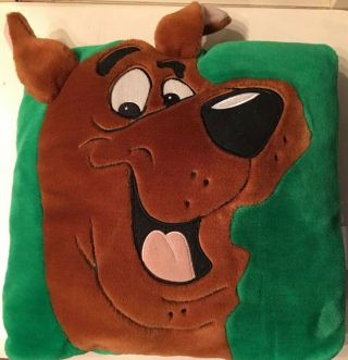 Scooby Doo 13 " Pillow 3d Dog Ear Fleece Square Throw Or Bed Pillow