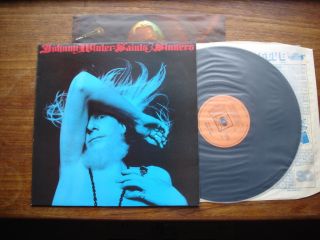 Johnny Winter Saints & Sinners Lp 1974 Uk Cbs 1st Press A1b1 Insert Unplayed M -