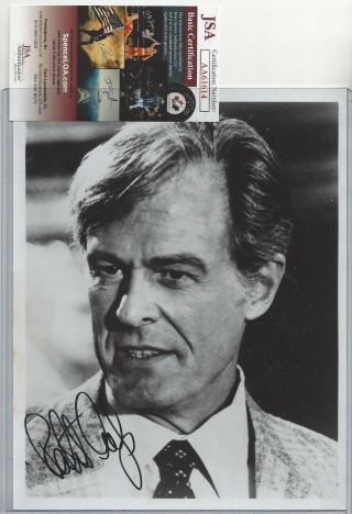 Robert Culp Television Actor I Spy Autographed 8x10 B&w Photo Jsa