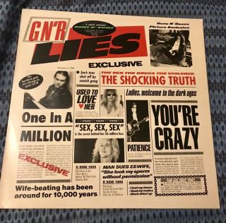 Guns N Roses Vinyl Lp Lies