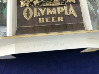 Olympia Brewing Co.  Beer Advertising Vintage cash register topper Chicago Show 5