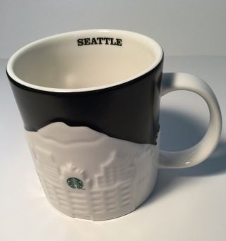 Starbucks 2012 Seattle Relief Limited Edition Collector Series Ceramic Mug Cup