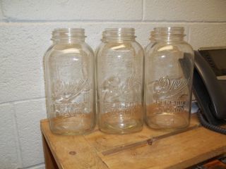 Drey/ Ball Perfect Mason 1/2 Gallon Canning Jars Quantity Of 3 Shape