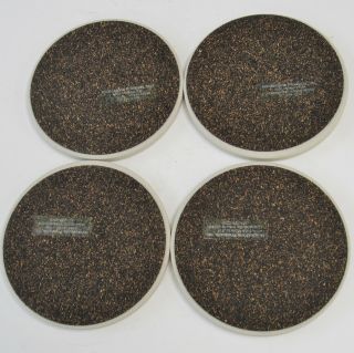 CoasterStone box of 4 coasters with Canada geese flying over marsh 3