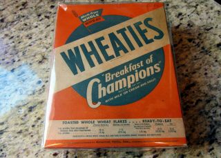 1946 1940s Wheaties Cereal Box Complete With Kayo Moon Mullins Mask Rare Toy
