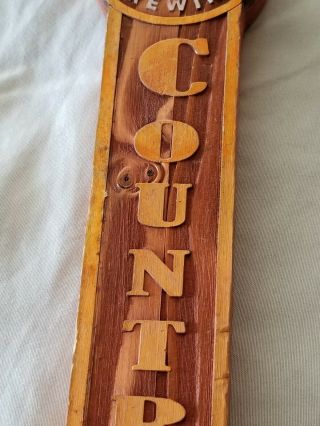 Country Boy Brewing Company Lexington Kentucky Wood Tap Pull Handle Man Cave Dec 3