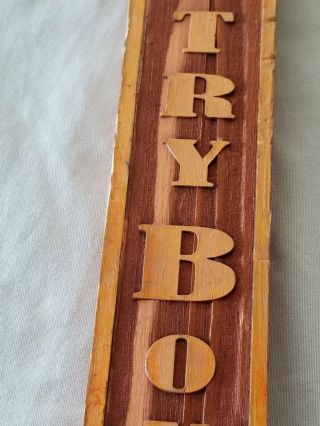 Country Boy Brewing Company Lexington Kentucky Wood Tap Pull Handle Man Cave Dec 4