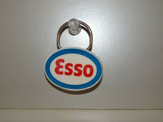 Vintage Esso Key Chain Ring Sample