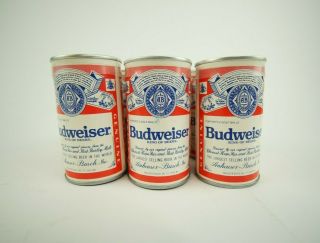 Vintage Mini Budweiser Six Pack Beer Cans With Golf Balls Inside (2 Balls / Can)