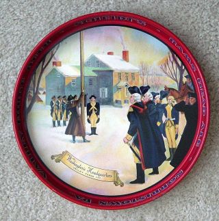 1940s Adam Scheidt Brewing Valley Forge Norristown Pa Beer Lithographed Tray