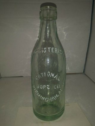 Slug Plate Natioal Dope Company Co.  Knockoff Cola Bottle Birmingham Ala.