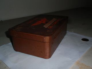 Flying A Oil Company First Aid Kit 1930s? great cond has insi 3