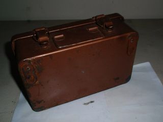 Flying A Oil Company First Aid Kit 1930s? great cond has insi 5