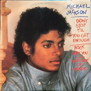 Michael Jackson Don’t Stop Til You Get Enough Rare Oz 12 Inch Single